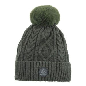 Czapka Peak Mountain Montchat. Zielone czapki Peak Mountain, bez wzorów, sportowe. Za 70,00 zł.