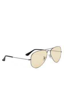 Ray-Ban Okulary przeciwsłoneczne Aviator 0RB3025 004/R6 Żółty. Żółte okulary przeciwsłoneczne Ray-Ban. Za 729,99 zł.