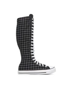 Converse Trampki Chuck Taylor All Star XXHi Plaid A13019C Czarny. Czarne trampki Converse, bez wzorów, z materiału, bez zapięcia. Za 399,99 zł.