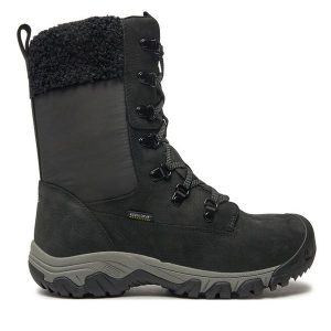 Śniegowce Keen. Czarne buty zimowe Keen, bez obcasa, bez zapięcia. Za 719,99 zł.