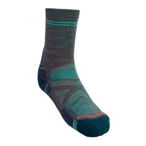 Skarpety turystyczne damskie Smartwool Hike. Niebieskie skarpetki Smartwool, bez wzorów, z wełny. Za 93,99 zł.