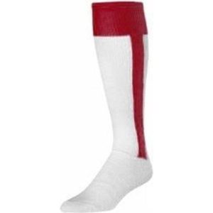 Skarpety baseballowe - Skarpety baseballowe 2w1 - dla dorosłych. Czerwone skarpetki TCK, bez wzorów. Za 86,95 zł.