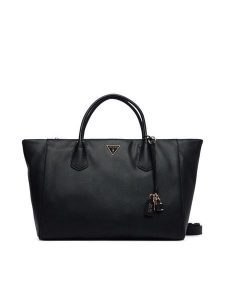 Guess Torebka Marissa HWBG23 33240 Czarny. Czarne shopper bag Guess, z aplikacjami, ze skóry, bez dodatków. Za 674,99 zł.