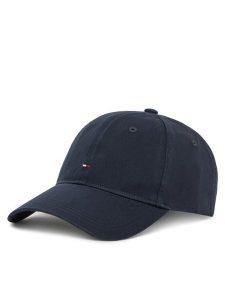Tommy Hilfiger Czapka z daszkiem Essential Flag Soft Cap AW0AW17632 Granatowy. Niebieskie czapki TOMMY HILFIGER, bez wzorów, z bawełny. Za 109,99 zł.