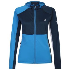 Bluza turystyczna damska Dare 2B Convey II. Białe bluzy Dare 2b, bez wzorów, bez kaptura. W wyprzedaży za 249,99 zł.