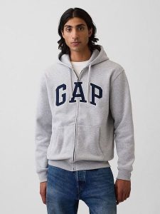 GAP Bluza w kolorze szarym rozmiar: L. Szare bluzy GAP, l, bez wzorów, bez kaptura. Za 136,45 zł.