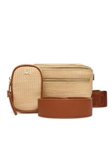 Steve Madden Torebka Bclarke 13002441 Beżowy. Brązowe listonoszki Steve Madden, bez wzorów, ze skóry, bez dodatków. Za 429,99 zł.