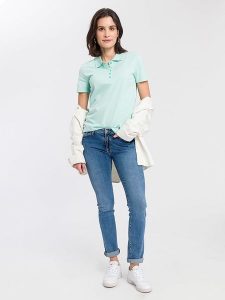 Cross Jeans Dżinsy - Slim fit - w kolorze niebieskim rozmiar: W31/L36. Niebieskie jeansy Cross Jeans, z aplikacjami, z jeansu. Za 92,21 zł.
