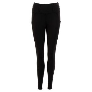 Legginsy jeździeckie z pełnym silikonem dla kobiet BR Equitation CLX. Czarne legginsy BR, bez wzorów, z elastanu. Za 383,00 zł.