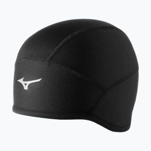 Czapka do biegania Mizuno Warma Lite Pip. Czarne czapki Mizuno, bez wzorów, sportowe. Za 73,99 zł.