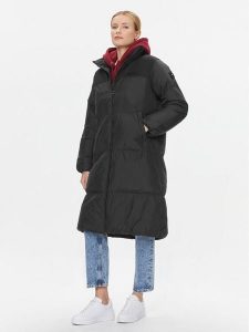 Tommy Hilfiger Płaszcz zimowy New York WW0WW39749 Czarny Relaxed Fit. Czarne płaszcze TOMMY HILFIGER, na zimę, xl, bez wzorów, z syntetyku, bez kaptura. Za 939,99 zł.
