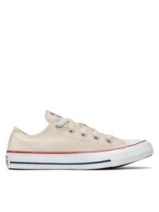 Converse Trampki Chuck Taylor All Star Ox 159485C Beżowy. Brązowe trampki Converse, bez wzorów, z materiału, bez zapięcia. Za 239,99 zł.