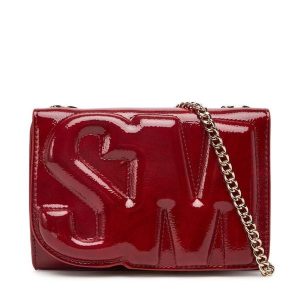 Torebka Steve Madden. Czerwone torebki wieczorowe Steve Madden, bez wzorów, bez dodatków. Za 419,99 zł.