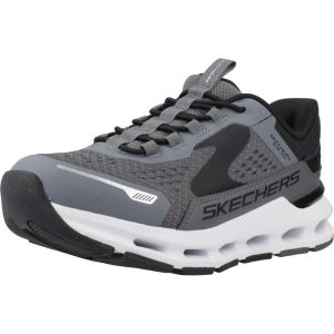 Buty SKECHERS GLIDE STEP PLUS VISTA LANE Szary. Szare buty trekkingowe Skechers, z syntetyku, bez zapięcia. Za 277,24 zł.