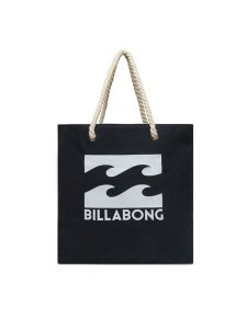 Billabong Torebka BLB-B-001-07 Czarny. Czarne shopper bag Billabong, bez wzorów, z materiału, bez dodatków. Za 99,99 zł.