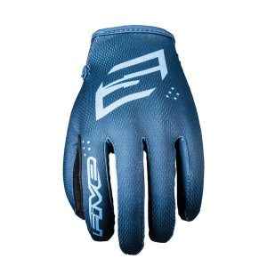 Rękawiczki XR-RIDE - NIEBIESKIE - M/9. Niebieskie rękawiczki FIVE GLOVES, bez wzorów, ze skóry. Za 87,00 zł.
