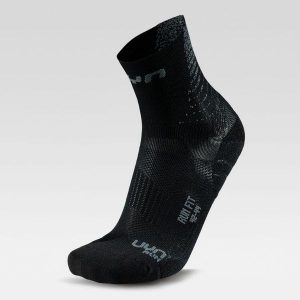 Skarpety do biegania LADY RUN FIT SOCKS r. 39-40. Czarne skarpetki UYN, bez wzorów. Za 69,99 zł.