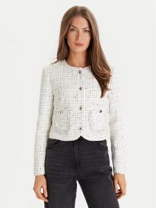 Morgan Marynarka 252-VGABY Écru Slim Fit. Marynarki i żakiety Morgan, bez wzorów, z syntetyku. Za 469,99 zł.