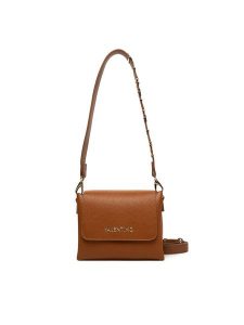 Valentino Torebka Alexia VBS5A806 Brązowy. Brązowe listonoszki Valentino, bez wzorów, ze skóry, bez dodatków. Za 589,99 zł.