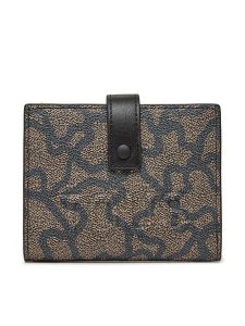 TOUS Portfel Kaos Icon 395910213 Brązowy. Brązowe portfele Tous, bez wzorów, ze skóry. Za 349,99 zł.