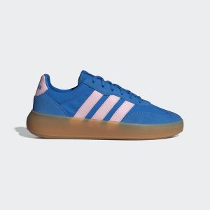 Buty Barreda Decode. Brązowe buty trekkingowe ADIDAS, bez zapięcia. W wyprzedaży za 239,85 zł.