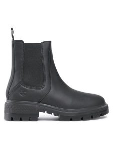 Timberland Sztyblety Cortina Valley Chelsea TB0A5ND70151 Czarny. Czarne botki Timberland, bez wzorów, ze skóry, bez obcasa, na płaskiej podeszwie, bez zapięcia. Za 539,99 zł.