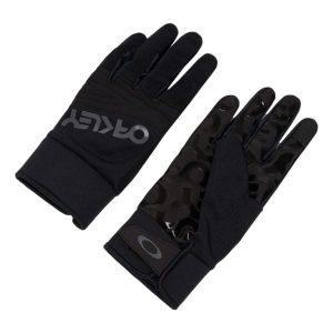 Rękawice zimowe unisex Oakley Factory Pilot Core Glove. Czarne rękawiczki Oakley, na zimę, bez wzorów. Za 227,45 zł.