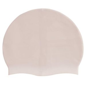 Czapka pływacka silikonowa PLUS One Size, wodoodporna. Białe czapki 2117 OF SWEDEN, bez wzorów, z kaszmiru, sportowe. Za 118,99 zł.