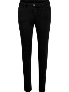 Kaffe Dżinsy "Vicky" - Slim fit - w kolorze czarnym rozmiar: 34. Czarne jeansy Kaffe, bez wzorów. Za 87,81 zł.
