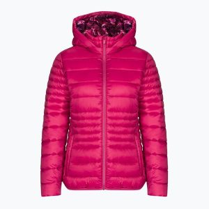 Kurtka puchowa damska CMP. Czerwone kurtki CMP, bez wzorów, z puchu, bez kaptura. Za 139,99 zł.