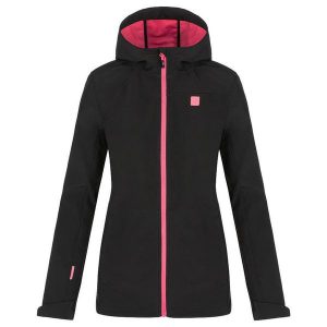 Damska kurtka softshell Loap Lamka czarna. Fioletowe kurtki ZSPORT, m, bez wzorów, z softshellu, bez kaptura. Za 326,99 zł.