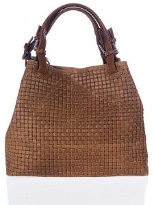 Lucca Baldi Skórzany shopper bag "Fosdinovo" w kolorze jasnobrązowym - 37 x 45 x 15 cm rozmiar: onesize. Brązowe shopper bag Lucca Baldi, bez wzorów, z materiału, na ramię, bez dodatków. Za 289,88 zł.