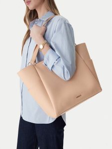 MEXX Torebka CEO-MEXX-S-023-09 Pomarańczowy. Brązowe shopper bag Mexx, bez wzorów, z materiału, bez dodatków. Za 189,99 zł.