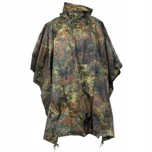 Peleryna turystyczna przeciwdeszczowa poncho 144x223cm. Zielone kurtki MFH MAX FUCHS, uniwersalny, bez wzorów, bez kaptura. Za 173,99 zł.
