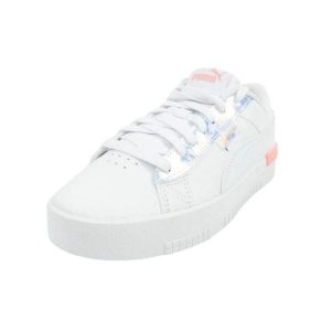 Damskie Buty Sportowe Jada Ze Skóry Ekologicznej. Białe buty trekkingowe Puma, ze skóry ekologicznej, bez zapięcia. Za 233,99 zł.