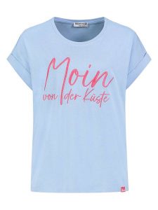 Eight2Nine Koszulka w kolorze błękitnym rozmiar: XXL. Niebieskie bluzki Eight2Nine, xxl, bez wzorów, z bawełny, bez kołnierzyka, bez ramiączek. Za 43,99 zł.