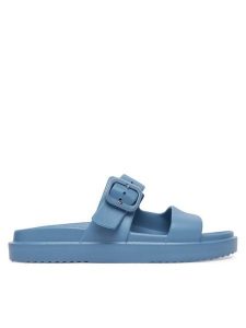 Tommy Hilfiger Klapki FW0FW08953 Szary. Szare klapki TOMMY HILFIGER, bez wzorów, z syntetyku, bez obcasa. Za 209,99 zł.