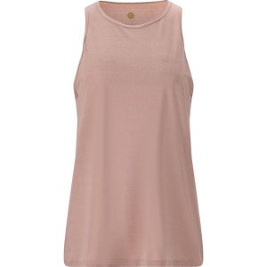 Top na ramiączkach slub dla kobiet Athlecia Mota. Czerwone topy ENDURANCE, bez wzorów, z elastanu, sportowe, bez kołnierzyka, bez ramiączek. W wyprzedaży za 79,90 zł.