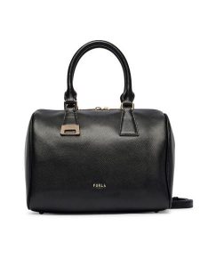 Furla Torebka WB02148 A.0023 O6000 Czarny. Czarne kuferki Furla, bez wzorów, ze skóry, bez dodatków. Za 1 709,00 zł.