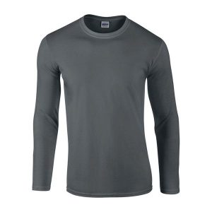 Koszulka Z Długim Rękawem Unisex Softstyle Dla Dorosłych. Brązowe bluzki GILDAN, xl, bez wzorów, sportowe, bez kołnierzyka, bez ramiączek. Za 65,99 zł.