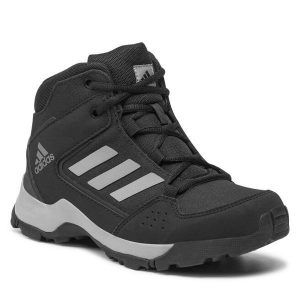 Trekkingi adidas. Czarne buty sportowe ADIDAS, bez wzorów, bez zapięcia, trekkingowe. Za 279,99 zł.