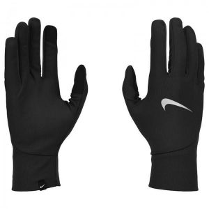Rękawiczki damskie do biegania Nike Pacer Lightweight. Czarne rękawiczki Nike, bez wzorów. Za 73,40 zł.