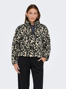 ONLY Bluza polarowa w kolorze beżowym rozmiar: L. Brązowe bluzy ONLY, l, bez wzorów, z polaru, bez kaptura. Za 144,95 zł.