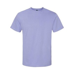 Koszulka Unisex Dla Dorosłych Softstyle Midweight. Fioletowe bluzki GILDAN, m, bez wzorów, sportowe, bez kołnierzyka, bez ramiączek. Za 44,99 zł.