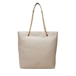 Torebka Calvin Klein. Brązowe torebki klasyczne Calvin Klein, bez wzorów, bez dodatków. Za 389,99 zł.