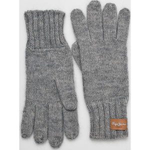 Pepe Jeans - Rękawiczki Eleanor. Czerwone rękawiczki marki Pepe Jeans, z dzianiny. Za 119,90 zł.