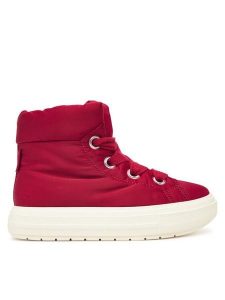 Converse Trzewiki Chuck Taylor All Star Elements Boot High Top Sporty A14274C Różowy. Czerwone botki Converse, bez wzorów, z materiału, bez obcasa, na płaskiej podeszwie, bez zapięcia. Za 399,99 zł.