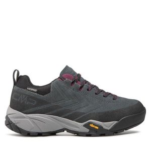 Trekkingi CMP. Szare buty sportowe CMP, bez wzorów, bez zapięcia, trekkingowe. Za 349,99 zł.