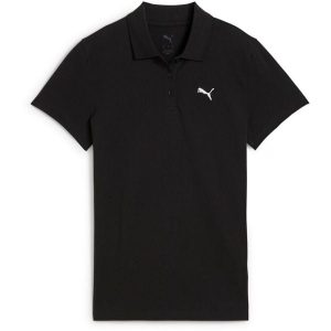 Koszulka Puma Ess Polo, Kobiety. Czarne koszulki sportowe Puma, bez wzorów, z bawełny, bez ramiączek. Za 190,00 zł.