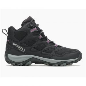 Buty trekkingowe damskie Merrell West Rim Sport Thermo Mid Wp. Czarne buty trekkingowe Merrell, z materiału, bez zapięcia. Za 417,00 zł.